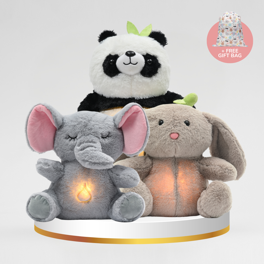 Breathing Rabbit + Elephant + Panda