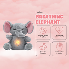 Hug Ease Emmy the Elephant breathing plush toy for anxiety, sleep and ADHD relief — view 11 of 13