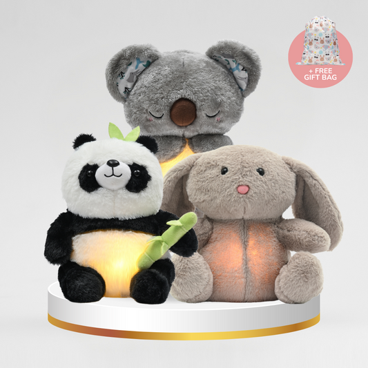 Breathing Koala + Panda + Rabbit